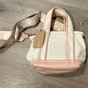 Steve Madden Cream and Pink Mini Bag